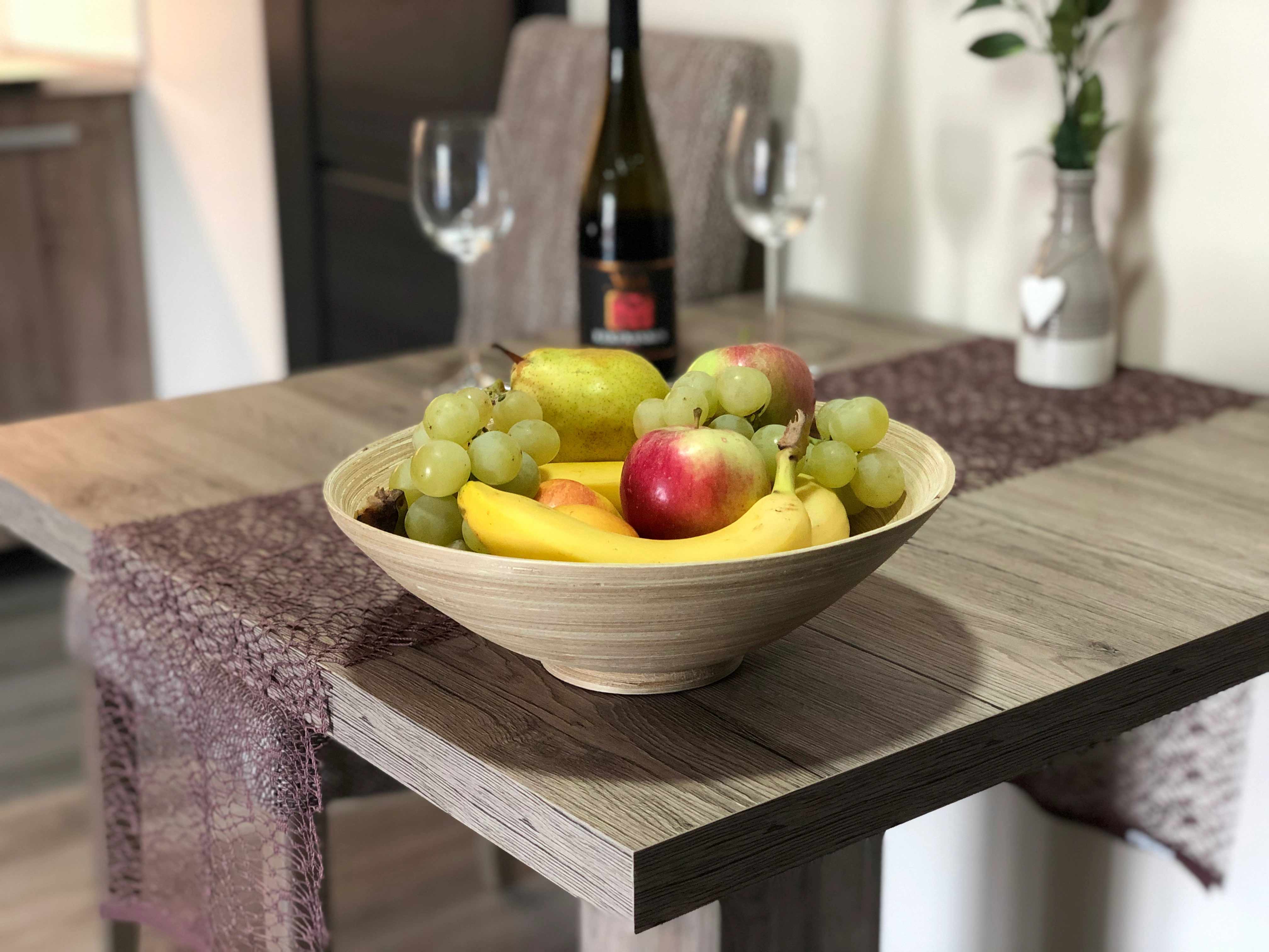 Vendégváró asztal a Manzard Apartmanban Edelényben